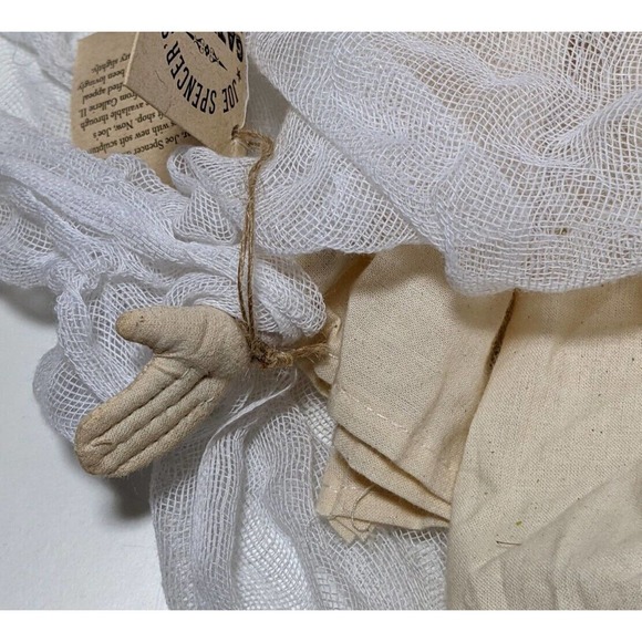 Joe Spencer Gareth Ghost Halloween Doll Figure NEW Gathered Traditions Folk Art - Picture 8 of 8